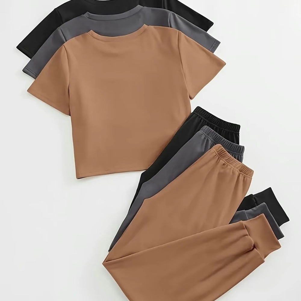 Women’s Solid Pants Sets
